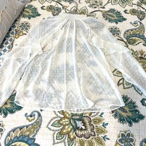 Sweet Blouse with Ruffle Detail